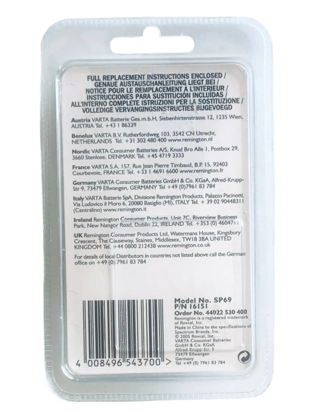 NEW Remington Dual Foil Razor Replacement Screen Plus Cutters New MS RS